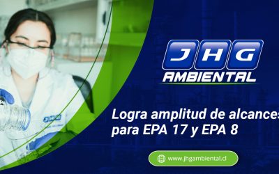 JHG Ambiental logra amplitud de alcances para EPA 17 y EPA 8